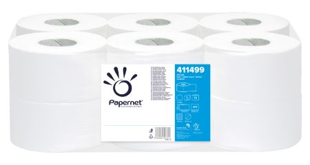 Poza cu HARTIE IGIENICA MINI JUMBO ALBA ECO DK 2STR 120M 12/SET PAPERNET