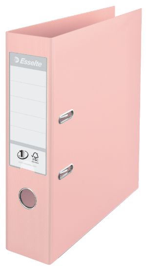 Poza cu BIBLIORAFT PLASTIFIAT INT-EXT 7.5CM PIERSICA NR1 POWER ESSELTE
