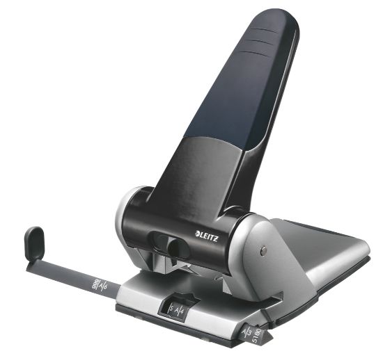 Poza cu PERFORATOR 65 COLI MODEL 5180 METALIC NEGRU LEITZ