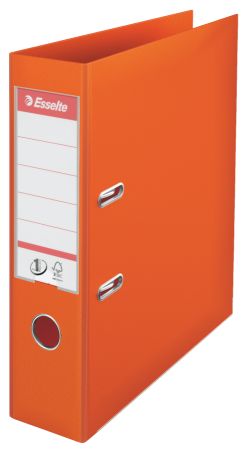 Poza cu BIBLIORAFT PLASTIFIAT INT-EXT 7.5CM PORTOCALIU NR1 POWER ESSELTE