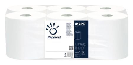 Poza cu PROSOP HARTIE ALB ECO DK 2STR 105M 6/SET PAPERNET