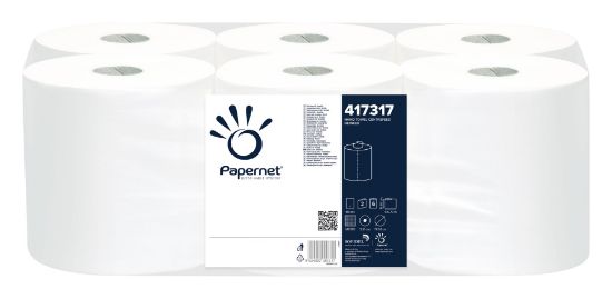Poza cu PROSOP HARTIE ALB ECO DK 2STR 105M 6/SET PAPERNET