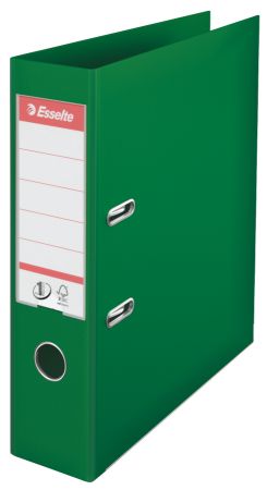 Poza cu BIBLIORAFT PLASTIFIAT INT-EXT 7.5CM VERDE NR1 POWER ESSELTE