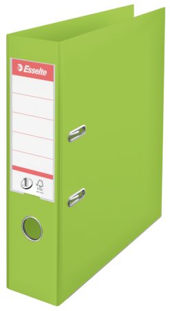 Poza cu BIBLIORAFT PLASTIFIAT INT-EXT 7.5CM VERDE VIVIDA NR1 ESSELTE