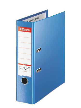 Poza cu BIBLIORAFT PLASTIFIAT INT-EXT 8CM ALBASTRU JUMBO PLUS ESSELTE