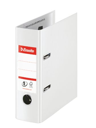 Poza cu BIBLIORAFT PLASTIFIAT INT-EXT A5 7.5CM ALB NR1 POWER ESSELTE