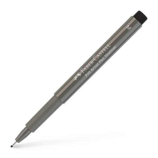 Poza cu PITT ARTIST PEN FINELINER M GRI CALD IV FABER-CASTELL