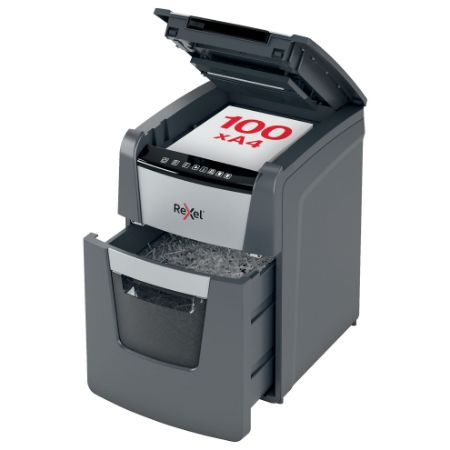 Poza cu DISTRUGATOR AUTOMAT OPTIMUM 100M P5 MICRO CUT 100 COLI REXEL