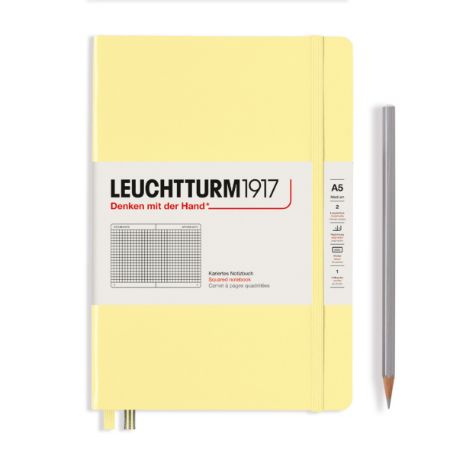 Poza cu CAIET A5 ARITMETICA COPERTA RIGIDA VANILIE LEUCHTTURM