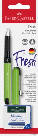 Poza cu BLISTER STILOU SCOLAR VARIO + 6 CARTUSE FABER-CASTELL