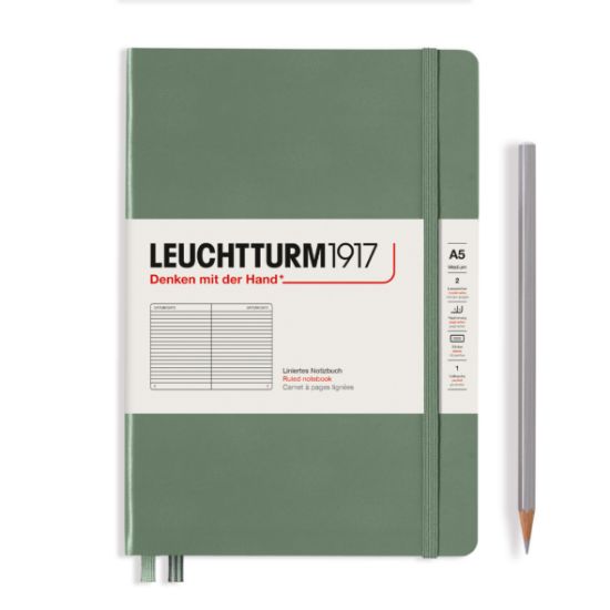 Poza cu CAIET A5 DICTANDO COPERTA RIGIDA OLIVE LEUCHTTURM