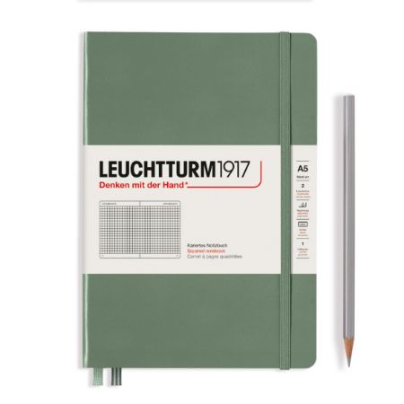 Poza cu CAIET A5 ARITMETICA COPERTA RIGIDA OLIVE LEUCHTTURM
