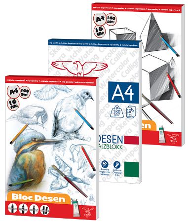 Poza cu BLOC DESEN A4 160G 16 COLI PIGNA