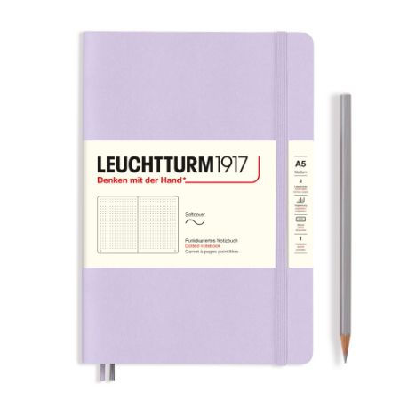 Poza cu CAIET A5 PUNCTAT COPERTA FLEXIBILA LILA LEUCHTTURM