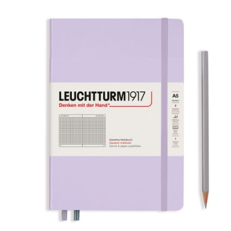 Poza cu CAIET A5 ARITMETICA COPERTA RIGIDA LILA LEUCHTTURM