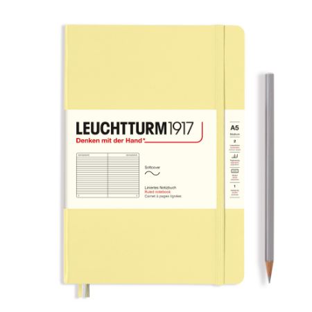 Poza cu CAIET A5 DICTANDO COPERTA FLEXIBILA VANILIE LEUCHTTURM