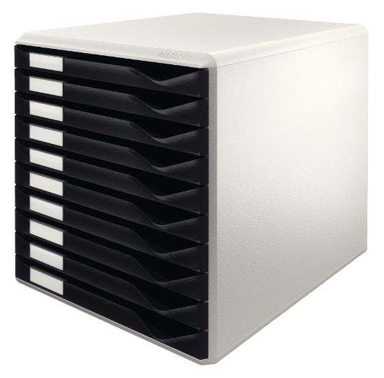Poza cu CABINET 10 SERTARE NEGRU STANDARD LEITZ