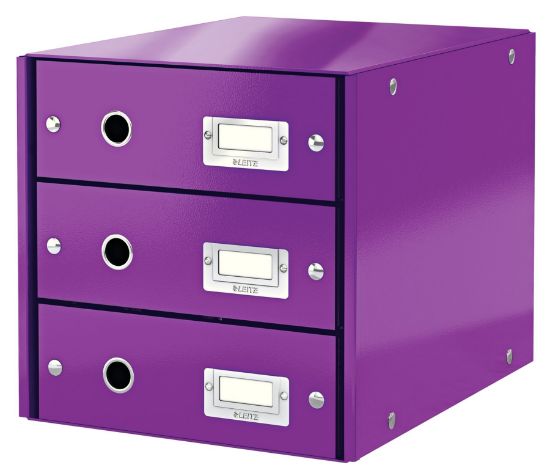 Poza cu CABINET 3 SERTARE MOV CLICK&STORE LEITZ