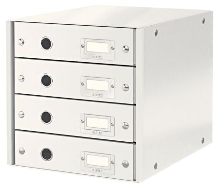 Poza cu CABINET 4 SERTARE ALB CLICK&STORE LEITZ
