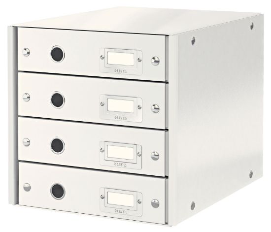 Poza cu CABINET 4 SERTARE ALB CLICK&STORE LEITZ