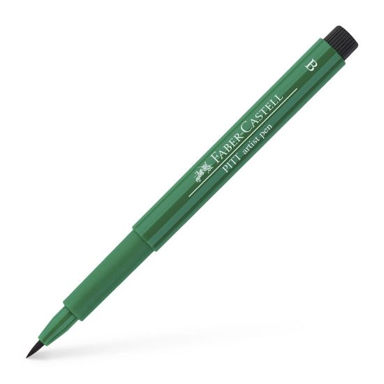Poza cu PITT ARTIST PEN BRUSH VERDE INCHIS FABER-CASTELL