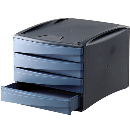 Poza cu CABINET 4 SERTARE ALBASTRU G2DESK