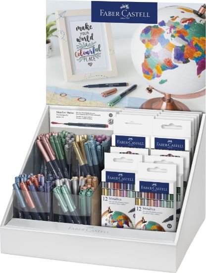 Poza cu DISPLAY 240 BUC MARKER METALLICS FABER-CASTELL