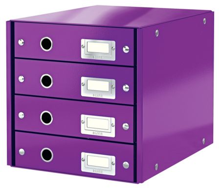 Poza cu CABINET 4 SERTARE MOV CLICK&STORE LEITZ