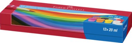 Poza cu GUASE 12 CULORI 20ML FABER-CASTELL