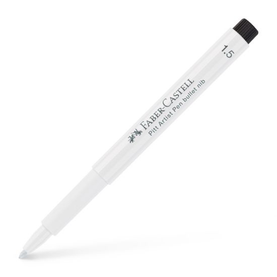 Poza cu PITT ARTIST PEN CALIGRAFIC 1.5 ALB FABER-CASTELL