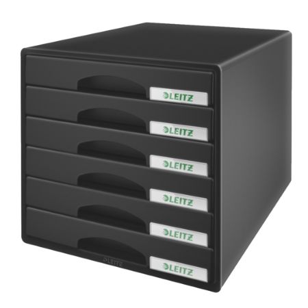 Poza cu CABINET 6 SERTARE NEGRU PLUS LEITZ