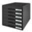 Poza cu CABINET 6 SERTARE NEGRU PLUS LEITZ