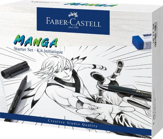 Poza cu PITT ARTIST PEN MANGA STARTER SET FABER-CASTELL