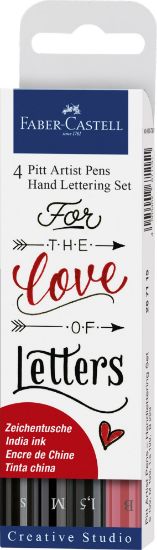 Poza cu PITT ARTIST PEN SET CALIGRAFIC 4 BUC FABER-CASTELL