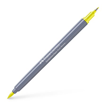 Poza cu MARKER SOLUBIL 2 CAPETE GOLDFABER GALBEN LAMAIE 205 FABER-CASTELL