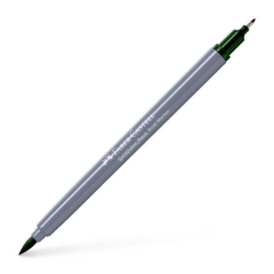 Poza cu MARKER SOLUBIL 2 CAPETE GOLDFABER VERDE PIN 267 FABER-CASTELL