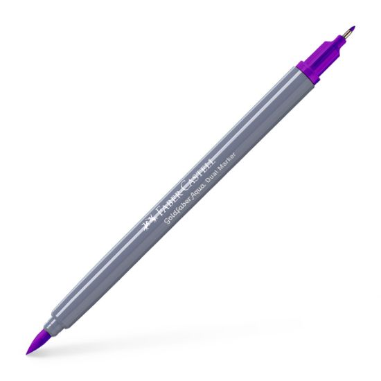 Poza cu MARKER SOLUBIL 2 CAPETE GOLDFABER PURPURIU 284 FABER-CASTELL