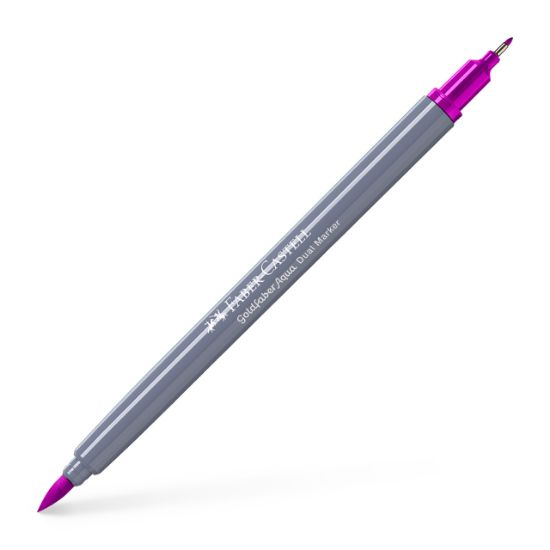 Poza cu MARKER SOLUBIL 2 CAPETE GOLDFABER MAGENTA 228 FABER-CASTELL