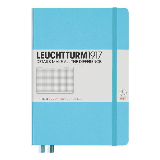 Poza cu CAIET A5 ARITMETICA COPERTA RIGIDA BLEU LEUCHTTURM