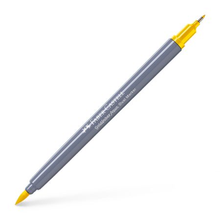 Poza cu MARKER SOLUBIL 2 CAPETE GOLDFABER GALBEN CADMIUM 107 FABER-CASTELL