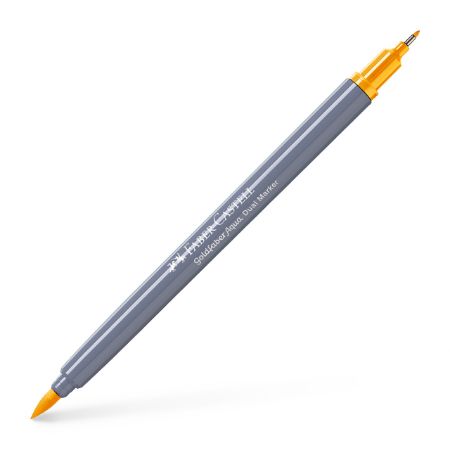 Poza cu MARKER SOLUBIL 2 CAPETE GOLDFABER GALBEN CROM MEDIU 208 FABER-CASTELL