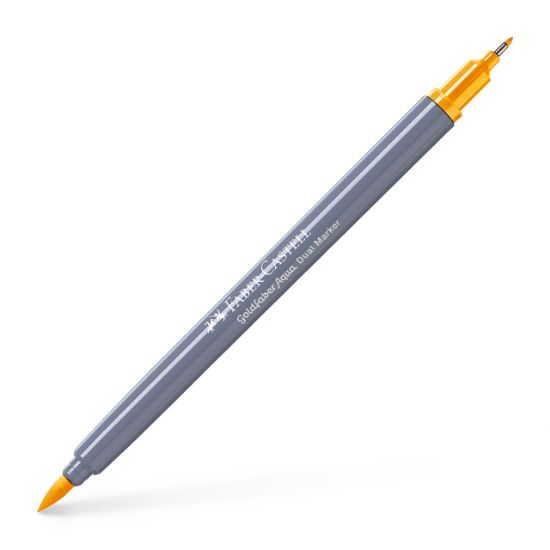 Poza cu MARKER SOLUBIL 2 CAPETE GOLDFABER GALBEN CROM MEDIU 208 FABER-CASTELL