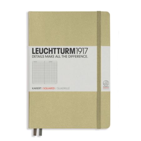 Poza cu CAIET A5 ARITMETICA COPERTA RIGIDA NISIPIU LEUCHTTURM