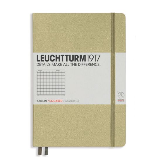 Poza cu CAIET A5 ARITMETICA COPERTA RIGIDA NISIPIU LEUCHTTURM