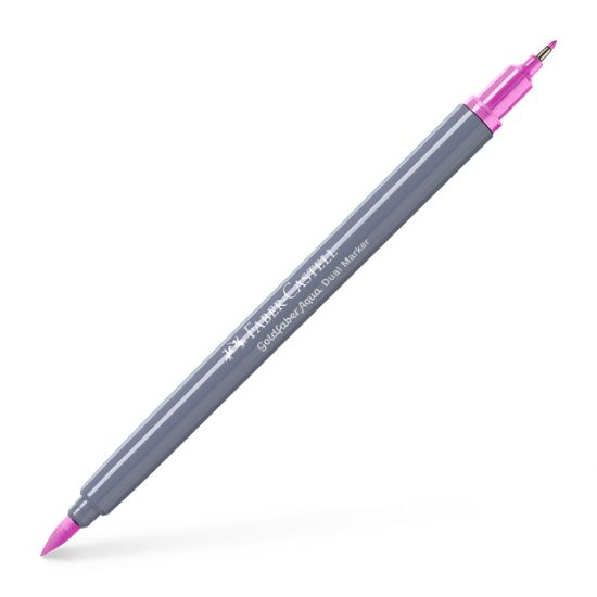 Poza cu MARKER SOLUBIL 2 CAPETE GOLDFABER MAGENTA DESCHIS 119 FABER-CASTELL