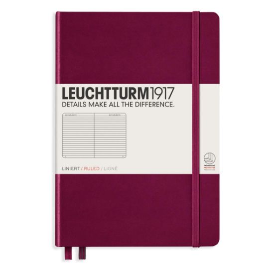 Poza cu CAIET A5 DICTANDO COPERTA RIGIDA BORDEAUX LEUCHTTURM