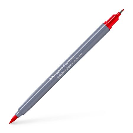 Poza cu MARKER SOLUBIL 2 CAPETE GOLDFABER ROSU 121 FABER-CASTELL