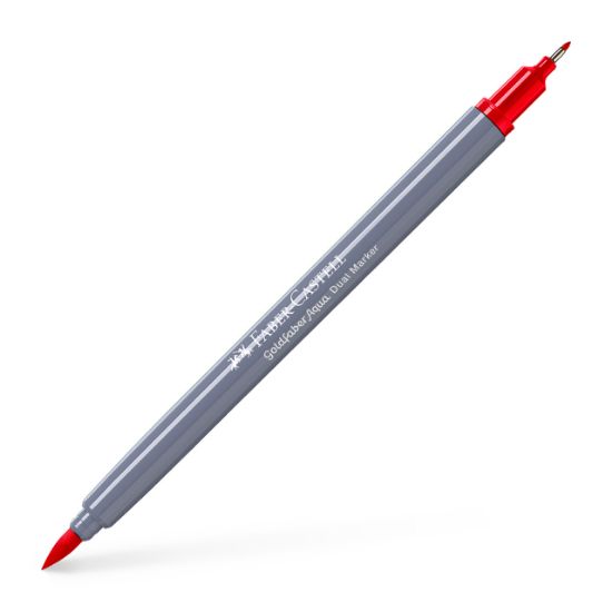 Poza cu MARKER SOLUBIL 2 CAPETE GOLDFABER ROSU 121 FABER-CASTELL