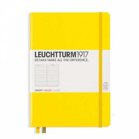 Poza cu CAIET A5 DICTANDO COPERTA RIGIDA GALBEN LEUCHTTURM