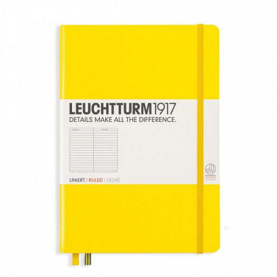 Poza cu CAIET A5 DICTANDO COPERTA RIGIDA GALBEN LEUCHTTURM